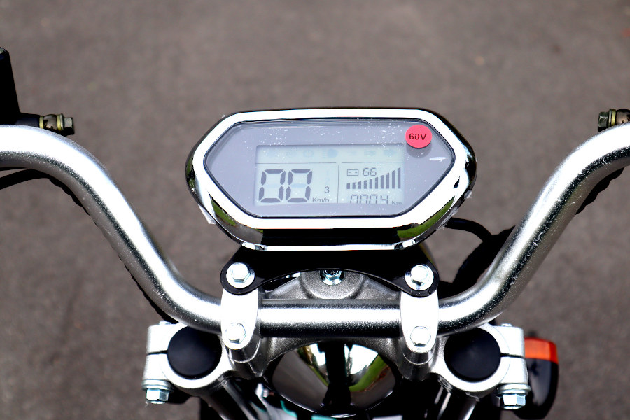 Coco Bike Fat E-Scooter mit Straßenzulassung bis zu 48 km/h schnell - mit Alu Felgen, 60V | 1500W | 12AH Akku -CP1.6