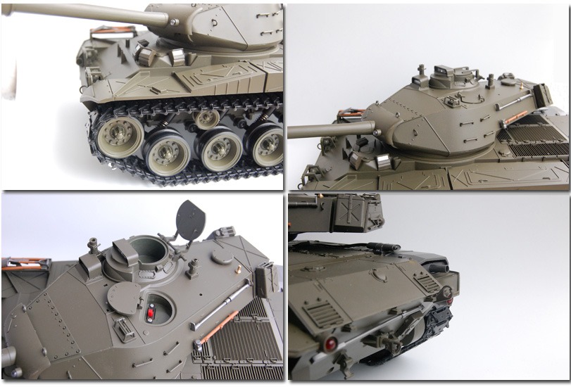 RC Panzer M41 A3 "WALKER BULLDOG" Heng Long -Rauch&Sound+Metallgetriebe und 2,4Ghz