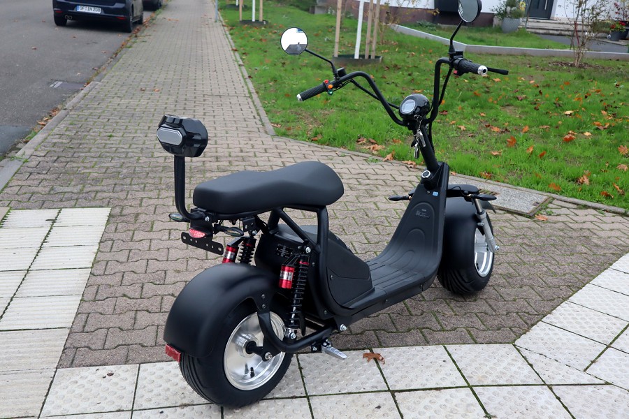 Coco Bike E-Scooter mit Straßenzulassung CP5.1 - ca. 45km Reichweite | 60V | 20AH Akku-Rot