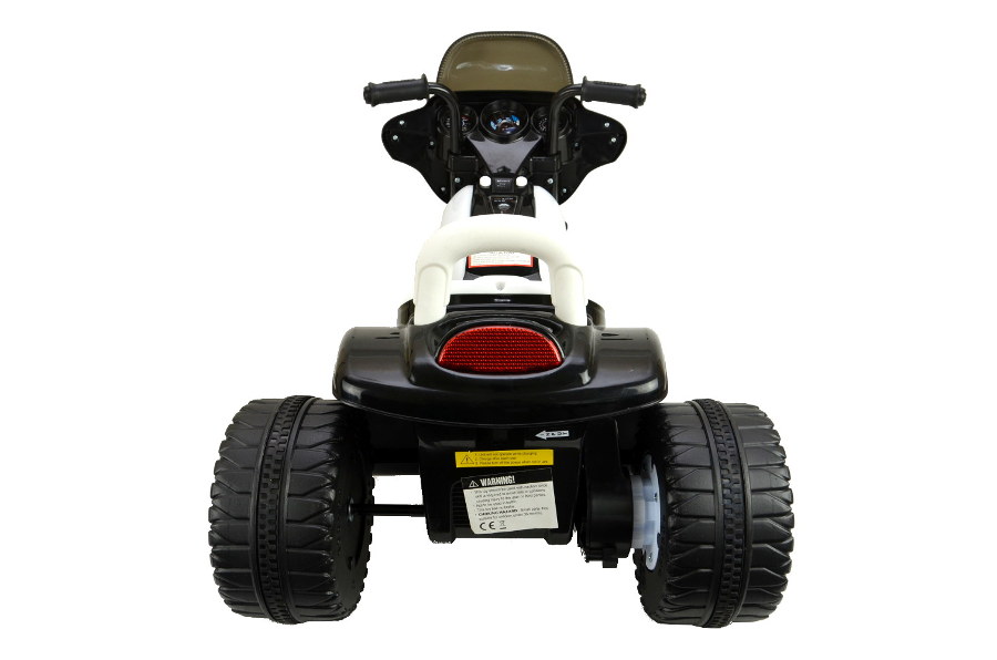 Elektro Kindermotorrad - "Police Design"- 6V Akku -Schwarz