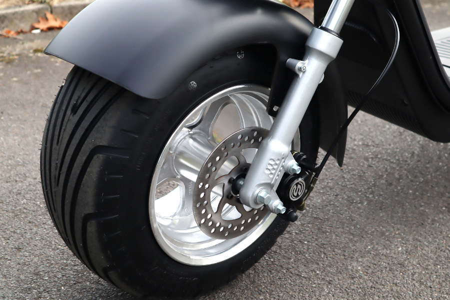 Coco Bike Fat E-Scooter mit Straßenzulassung bis zu 48 km/h schnell - mit Alu Felgen, 60V | 1500W | 12AH Akku -CP1.6