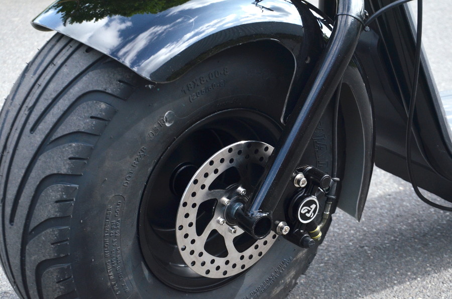 Coco Bike Fat E-Scooter bis zu 40 km/h schnell - 35km Reichweite, 60V | 1000W | 12AH Akku, Bremsen und Licht