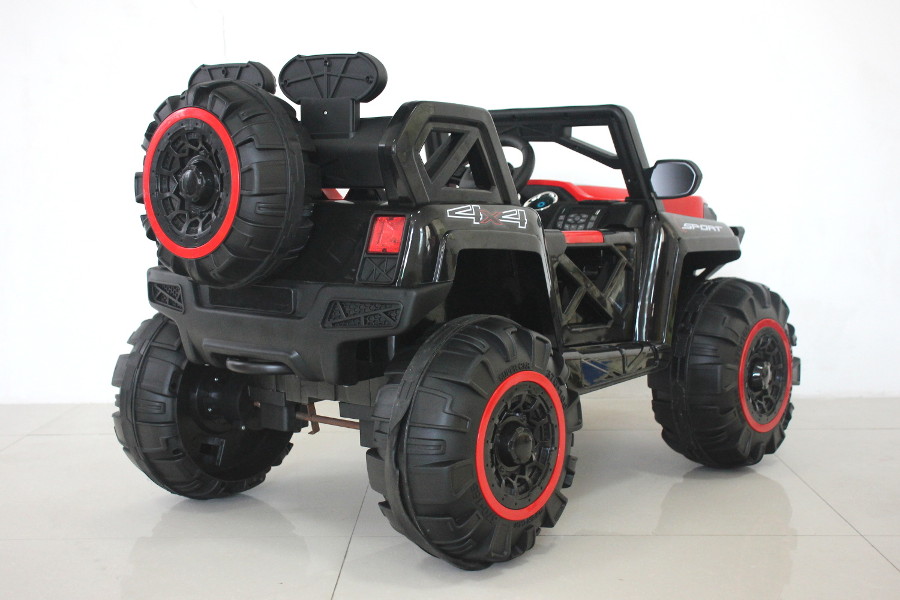Kinderfahrzeug - Elektro Auto "Buggy 898" - 2x 12V7AH Akku und 4 Motoren- 2,4Ghz Ferngesteuert +MP3-Rot