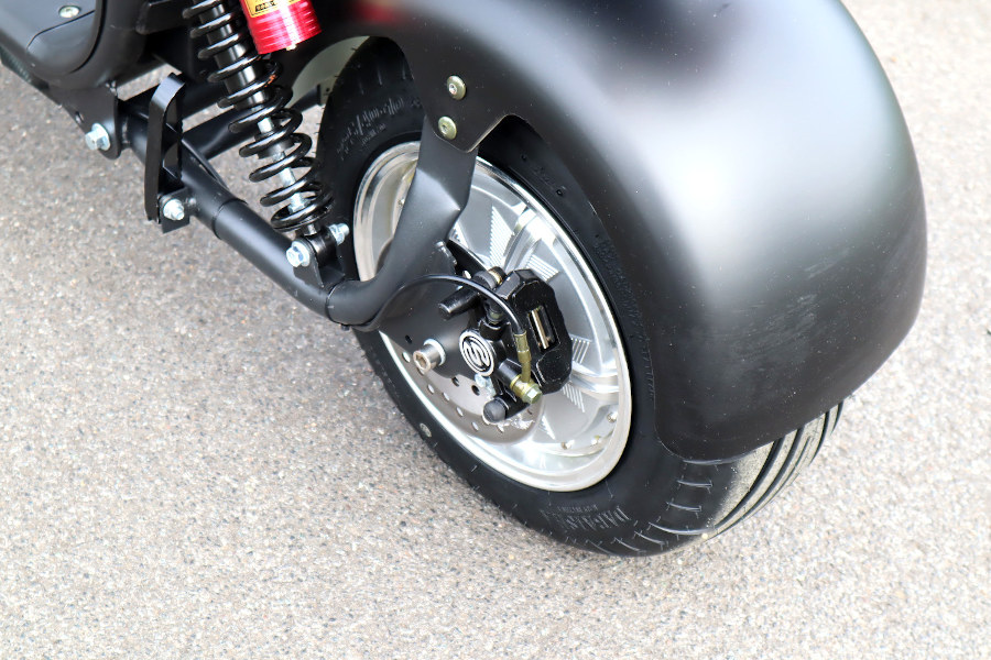 Coco Bike Fat E-Scooter mit Straßenzulassung bis zu 48 km/h schnell - mit Alu Felgen, 60V | 1500W | 12AH Akku -CP1.6