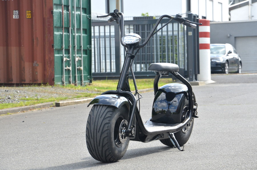 Coco Bike Fat E-Scooter bis zu 40 km/h schnell - 35km Reichweite, 60V | 1000W | 12AH Akku, Bremsen und Licht