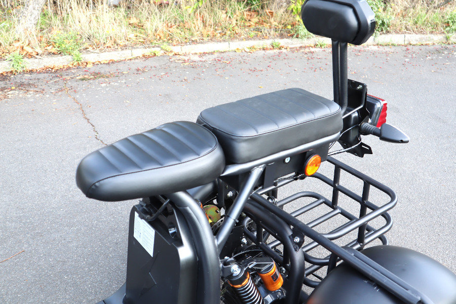 Coco Bike E-Scooter mit Straßenzulassung und drei Räder Trike ca. 35km Reichweite, 60V | 2000W | 12AH Akku-Gelb