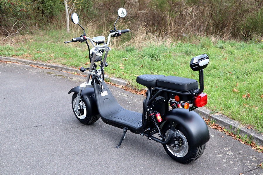 Coco Bike Fat E-Scooter mit Straßenzulassung bis zu 48 km/h schnell - mit Alu Felgen, 60V | 1500W | 12AH Akku -CP1.6