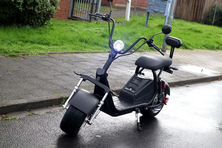 Coco Bike E-Scooter mit Straßenzulassung CP5.1 - ca. 45km Reichweite | 60V | 20AH Akku-Rot