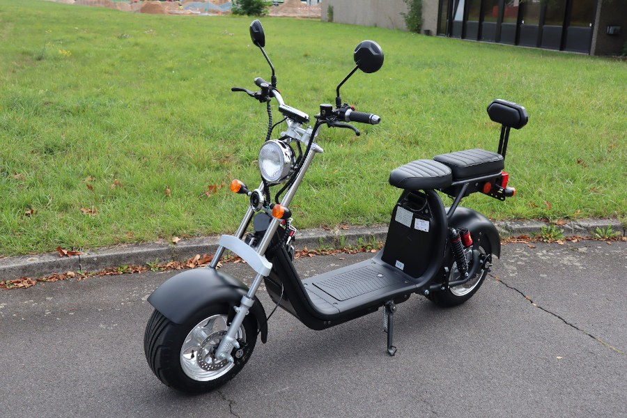 Coco Bike Fat E-Scooter mit Straßenzulassung bis zu 48 km/h schnell - mit Alu Felgen, 60V | 1500W | 12AH Akku -CP1.6
