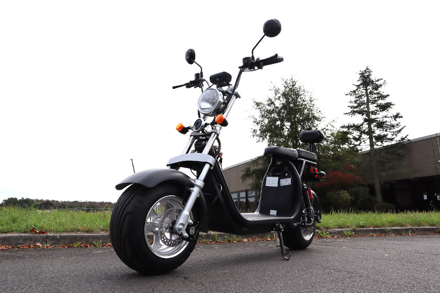 Coco Bike Fat E-Scooter mit Straßenzulassung bis zu 48 km/h schnell - mit Alu Felgen, 60V | 1500W | 12AH Akku -CP1.6
