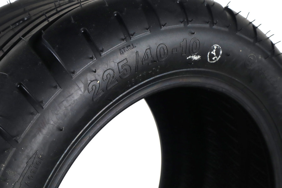 1x Ersatzreifen für Elektro Scooter / Coco Bike / Chopper - 225/40-10